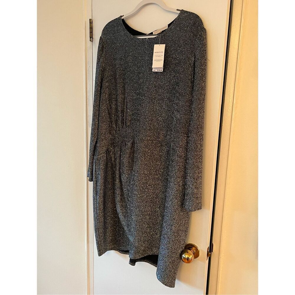 Michael Kors black silver dress size 3X NWT